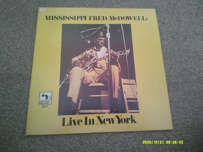 MISSISSIPPI FRED McDOWELL Live In New York 1972  OBLIVION RECORDS  USA near mint - Image 1 of 4