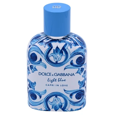 Light Blue Capri in Love by Dolce & Gabbana Men EDP 3.3 / 3.4 oz New Tester - Image 1 of 4