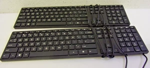 2 HP PC Keyboard Full Size USB wired 320K - Picture 1 of 7