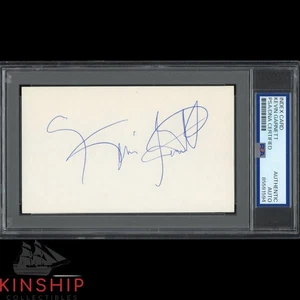 Kevin Garnett signed 3x5 Index Card PSA DNA Slab Vintage Basketball Auto C5016 - Picture 1 of 1