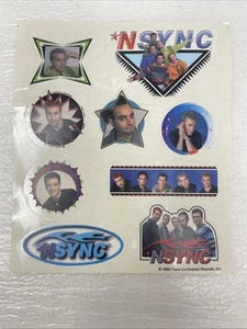 Vintage 1999 NSYNC Sticker - Boy Band Memorabilia - unbenutzt - Bild 1 von 5