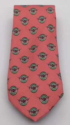 VINEYARD VINES Pink Silk Necktie. Custom Collection Men's Tie. EUC 60" x 3 3/8" - Image 1 of 4