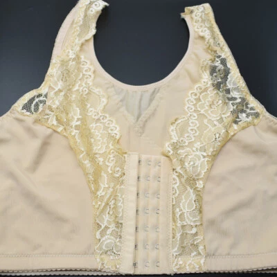 Sissy Mens Bras Transgender Front Hooks Bra Soft Lace Crossdresser Sexy Lingerie - Image 1 of 4