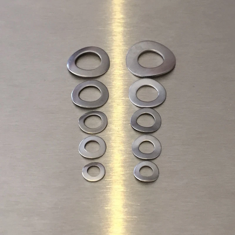 Rondelle elastiche DIN 137 Forma Un B Acciaio inox M4 M5 M6 M8 M10 - Immagine 1 di 1