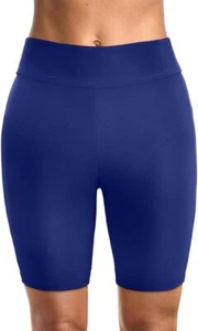 Holipick Women Swim Shorts 6" High Waisted Board Swimsuit Tummy Control LARGE - Picture 1 of 2