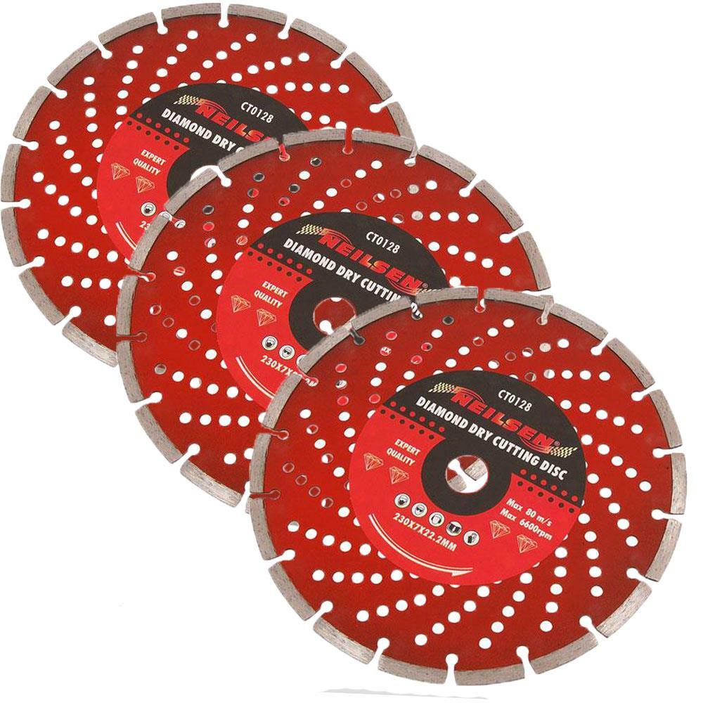 Grinder Blades 230mm Turbo Thin Diamond Dry Cutting Blade For Porcelain ...