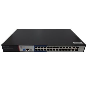 26-Port (24 PoE + 2 Gigabit) Layer-2 Managed Power over Ethernet Switch 802.3AT