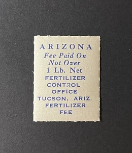 Arizona State Revenue - 1 Pfund Dünger Inspektion Steuer Stempel - #FT1a - postfrisch - AZ - Bild 1 von 1
