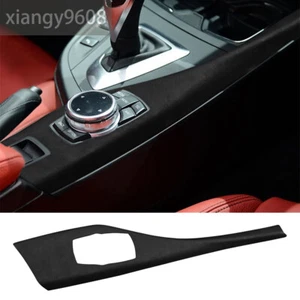 Suede Gray Central Control Multimedia Panel Trim For BMW 1 2 Series F20F22 12-19 - Bild 1 von 11