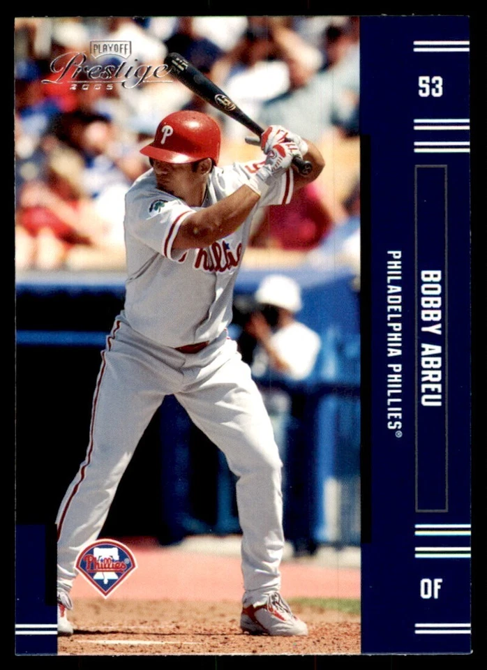 2005 Playoff Prestige Bobby Abreu Baseball Cards #53 - Image 1 of 2