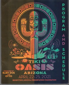 TIKI OASIS  April 22-25, 2021 Official Program And Schedule - ARIZONA - Picture 1 of 1