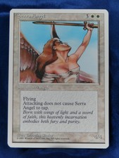 MTG Serra Angel Fourth Edition *Actual Photos* Magic the Gathering