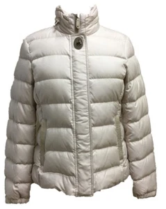Coach 82206 Women's Ruby Down Jacket Puffer Coat Full Zip Insulated Ivory White - Picture 1 of 12