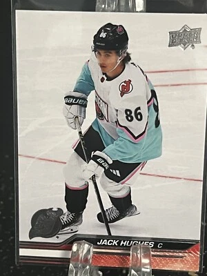JACK HUGHES-----2023-24 UPPER DECK EXTENDED SERIES----DEVILS----FREE SHIPPING - Image 1 of 2