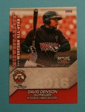 2016 Choice, MWL A/S, Wisconsin Timber Rattlers - DAVID DENSON