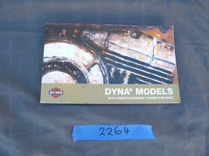 HARLEY 2016 DYNA Models Owner's Manual 99467-16 used good - Picture 1 of 4