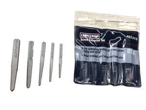 NEW! CRAFTSMAN TOOLS 5-pc. SCREW EXTRACTOR SET, 52315, USA - Bild 1 von 4