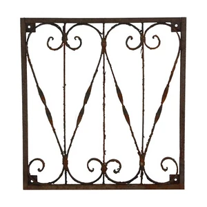Antique Wrought Iron Reclaimed Gate or Tabletop Panel - Picture 1 of 5