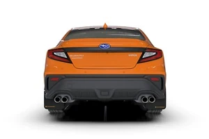 Rally Armor Mud Flaps For 2022-2025 Subaru WRX w Orange Logo - Picture 1 of 11