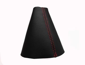 SKODA ROOMSTER (2006-2015) Funda Palanca de Cambio Piel - Costuras en Rojo - Imagen 1 de 1