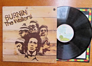 Bob Marley & The Wailers 'Burnin' LP SMAS 9338 1973 Sterling Pink Rim LA Press - Imagen 1 de 9