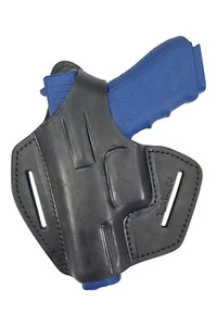 BXLi Leather Holster fits Glock 17, 22, 31, 37 black left-handed, VlaMiTex - Picture 1 of 4