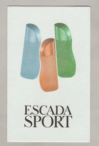 Carte publicitaire - advertising card - Escada Sport d'Escada recto verso - Picture 1 of 2