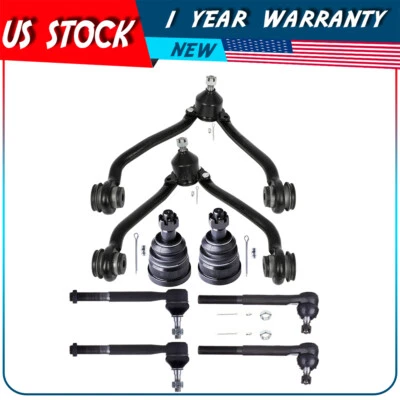 Front Upper Control Arm w/ Ball Joints Tie Rod End For 1993-2000 Chevrolet C3500 - Image 1 of 4