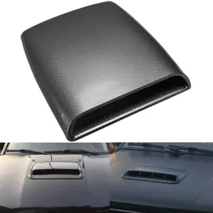 Universal Car Decorative Air Flow Intake Hood Scoop Vent Turbo Bonnet Cover C... - Picture 1 of 6