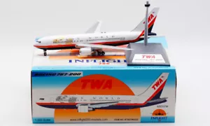 EN VUELO 1:200 TRANS WORLD TWA Boeing B767-200 Avión fundido a presión JET Modelo N603TW - Imagen 1 de 12