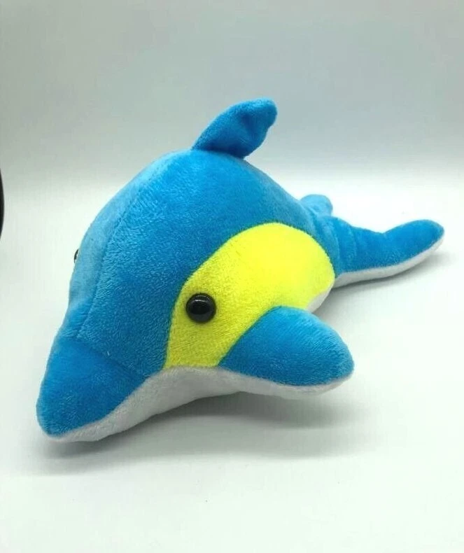 Bebé Delfín Neón Moda Océano Peluche Bebés Juguete Unisex Niños Adultos Foto 1 de 4