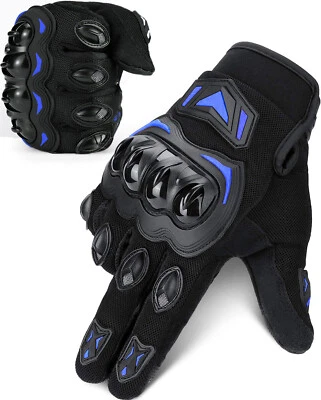 Guantes de motocicleta de fibra de carbono con pantalla táctil para moto de cross guantes de carreras para hombres mujeres Foto 1 de 4