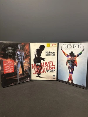 Michael Jackson Dvd Lot Video Greatest Hits, Man In The Mirror, This Is It - Image 1 of 4
