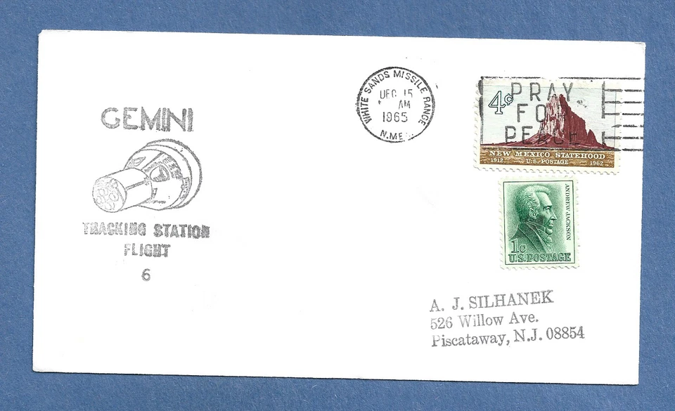 GEMINI 6 LANZAMIENTO 15 DE DICIEMBRE DE 1965 ARENAS BLANCAS ALCANCE MISILES CUBIERTA ESPACIAL NASA Foto 1 de 1