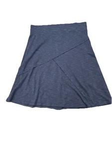 Toad&Co schräger Rock Damen Gr. XS blau Bio Baumwollmischung Reise Freizeit - Bild 1 von 6