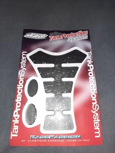 Gas Tank Protection System, by Pro Grip, Black, Carbon Fiber Look, Stick On, New - Picture 1 of 1