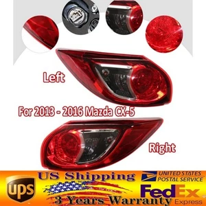 For 2013-2016 Mazda CX-5 Outer Tail Lights Rear Lamps Driver & Passenger Side - Picture 1 of 12