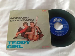 EP 45 giri  Adriano Celentano Teddy girl Jolly - Picture 1 of 1