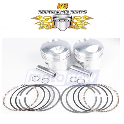 KB Cast Piston Set for 1983 Harley Davidson FLHTC Electra Glide Classic - st Foto 1 de 4