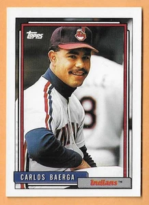 CARLOS BAERGA CLEVELAND INDIANS #33 - TOPPS NM-MT 1992 - Picture 1 of 2