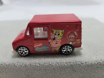 1999 Matchbox Delivery Service Spongebob Squarepants RED 1:68 Diecast 2.5" TRUCK - Image 1 of 4