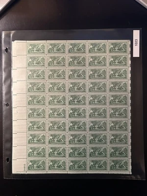 Scott 1023 SAGAMORE HILL (1953) sheet of 50/3¢ - Image 1 of 3