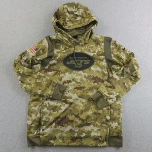 New York Jets Hoodie Mens Large Digital Camo NFL Football Salute to Service Nike - Picture 1 of 18