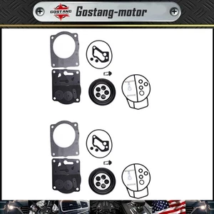 (2) Carburetor Carb Rebuild Kit For SeaDoo 951 Dual SBNI GSX GTX RX XP LRV Ltd - Picture 1 of 6