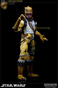 Figura de acción Sideshow 1/6 Star Wars Bossk versión normal en stock usada - Imagen 1 de 5