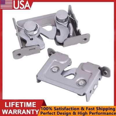 For BMW  E90 E92 Hood Lock Latch Kit Front Left And Right Lower  5123435626 Foto 1 de 4