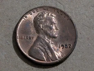 1962 Penny. No Mint Mark - Error “L”  - Picture 1 of 3