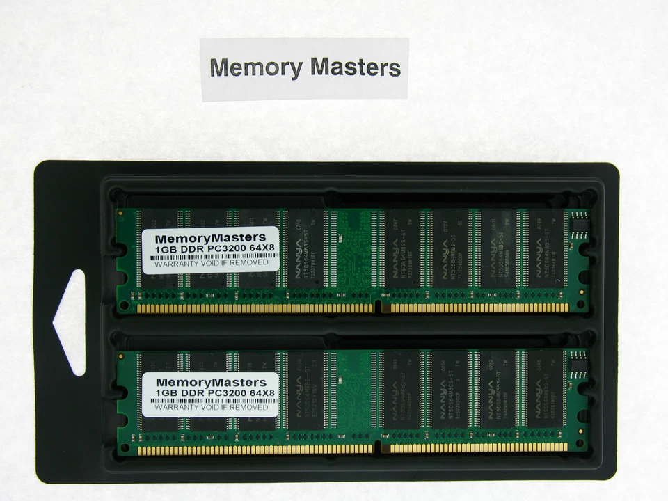 2GB (2x1GB) Memory PC3200 Dell Workstation 360 360n - Image 1 of 1
