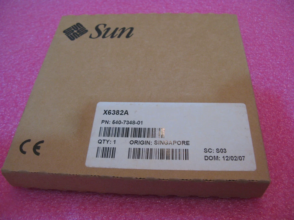 Sun X6382A 371-3069 8GB Kit ( 2 * 4GB Dimm ) for X4150  New - L3701 - Image 1 of 1