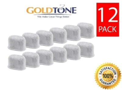 (12) GoldTone Charcoal Water Filters Fit ALL Keurig Classic 1.0 2.0 Coffee Maker - Image 1 of 4